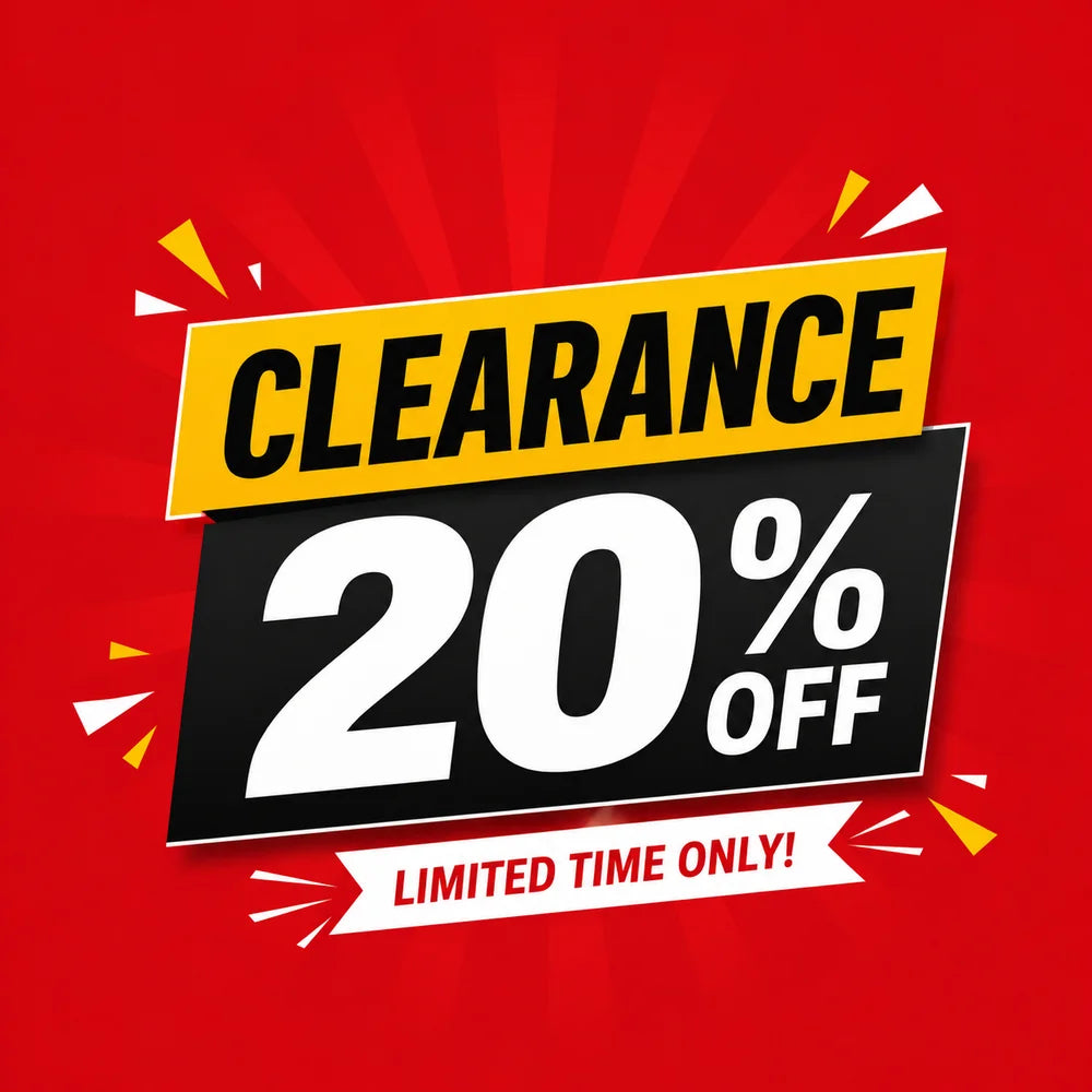 Clearance Offer - 20% Off