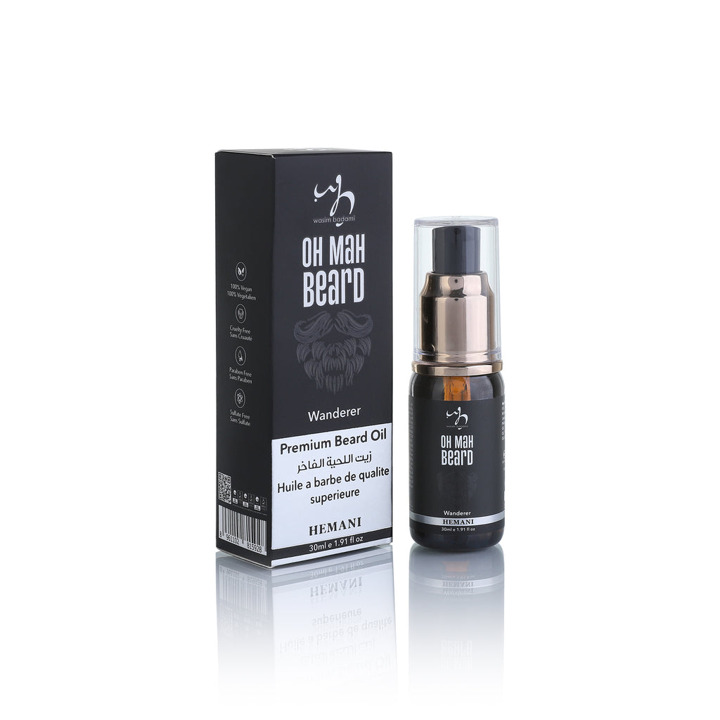 Oh Mah Beard Premium Beard Oil (Wanderer) from WB by Hemani