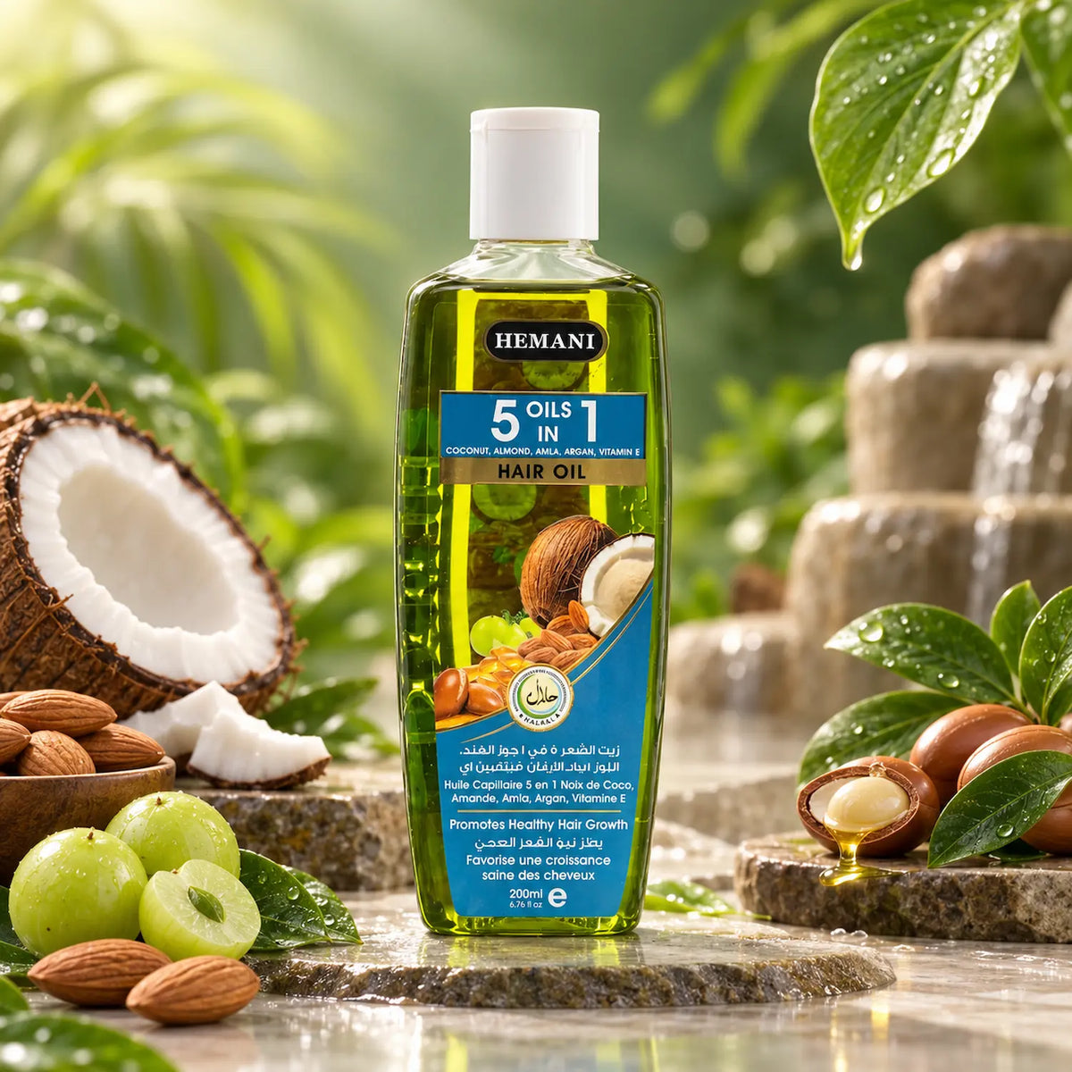 5 In 1 Herbal Hair Oil 200ml