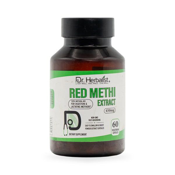 Dr. Herbalist Red Methi 450mg Dietary Supplement Capsule