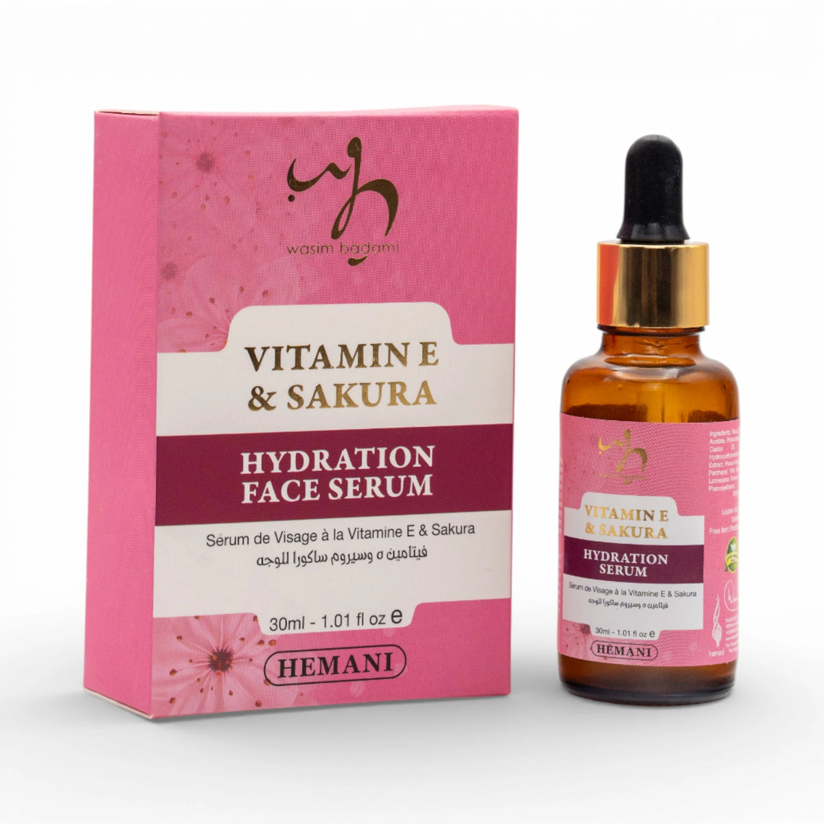 Vitamin E & Sakura Face Serum 30ml