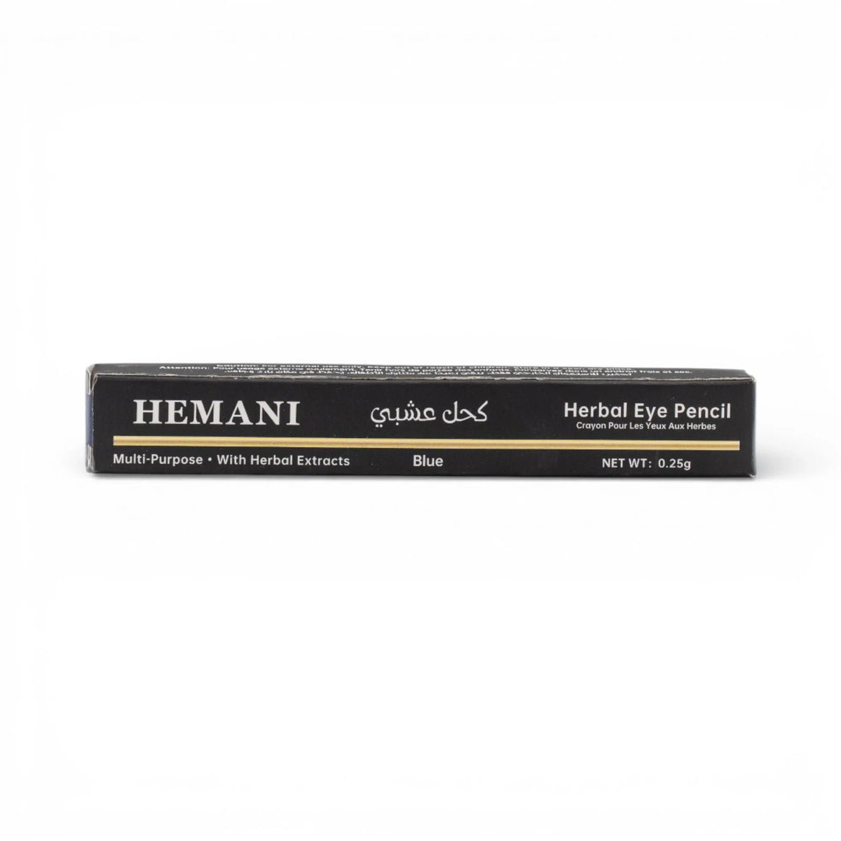 Blue herbal eye pencil with natural extracts for multi-purpose use
