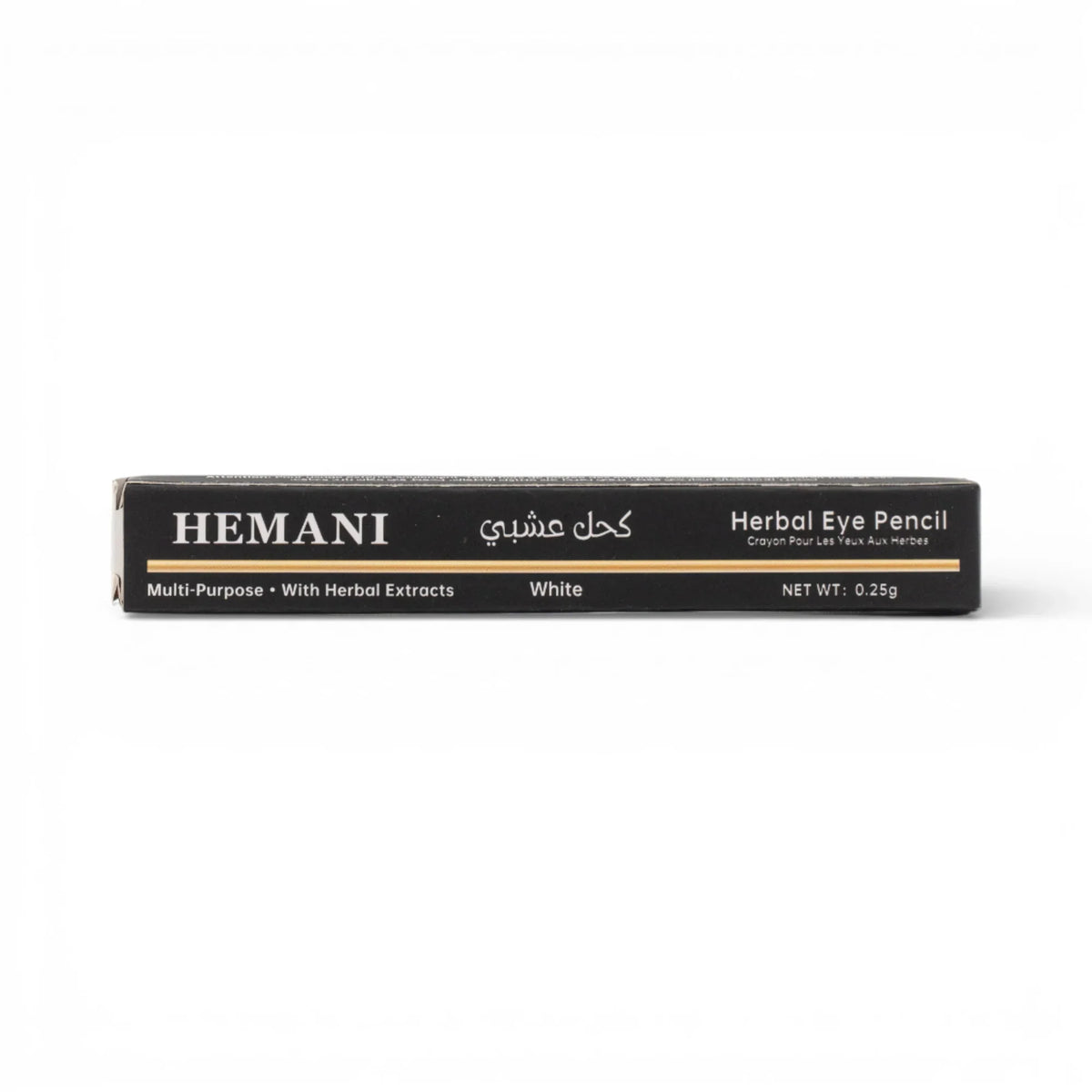 White herbal eye pencil with natural extracts for multi-purpose use