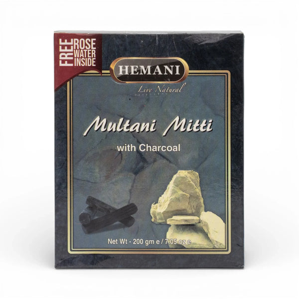 Multani Mitti with Charcoal 200gm - Hemani Herbals