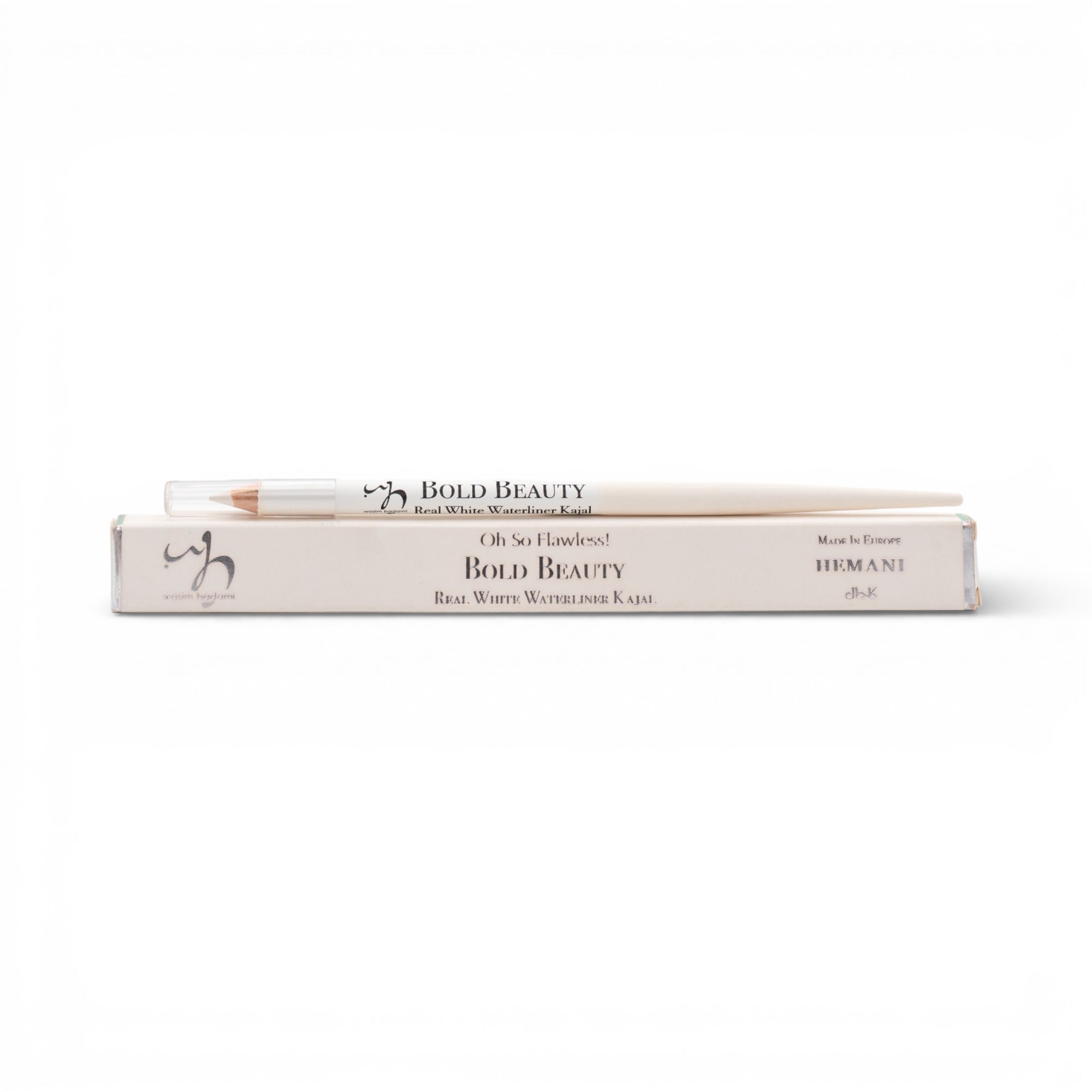 BOLD BEAUTY WATERLINER KAJAL - Real White