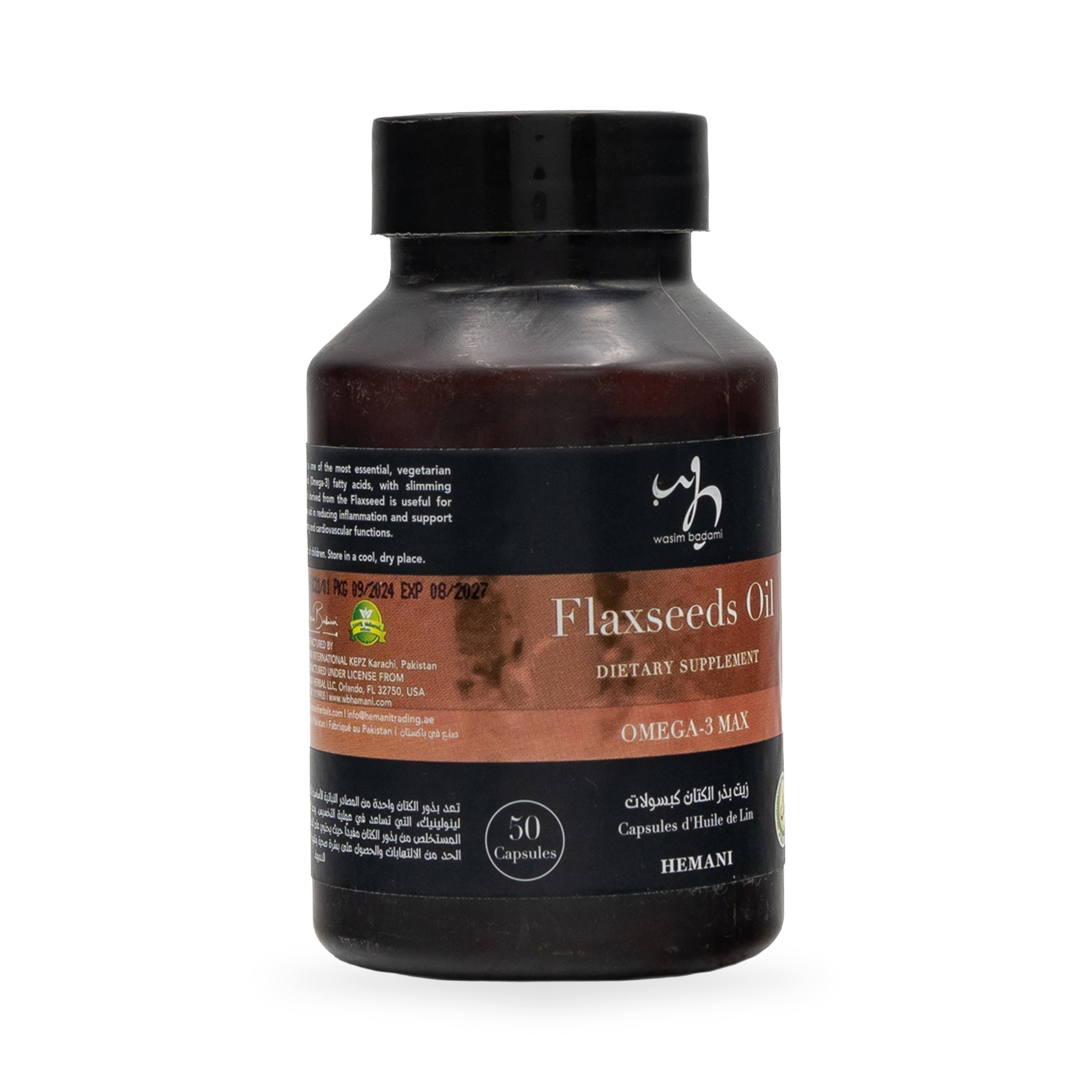 Herbal Oil Capsule - Flaxseed with Omega 3