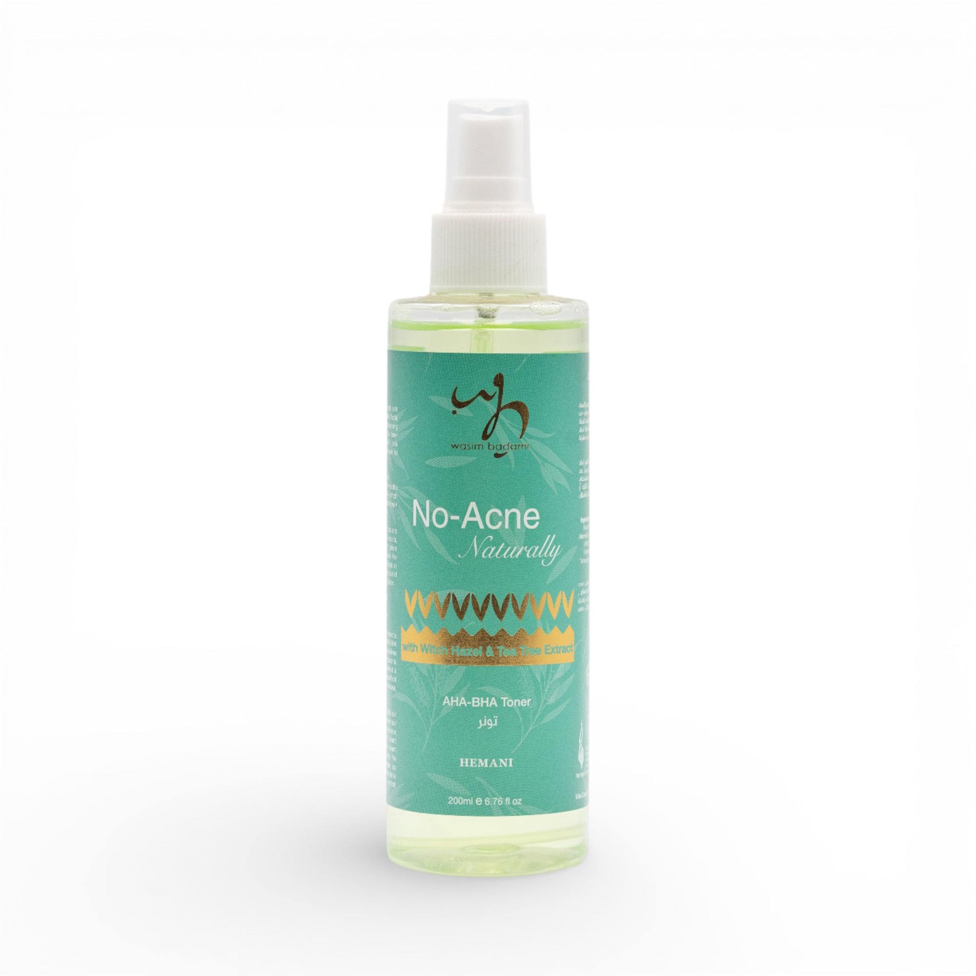 No Acne Naturally AHA-BHA Toner 200ml fromWB by Hemani