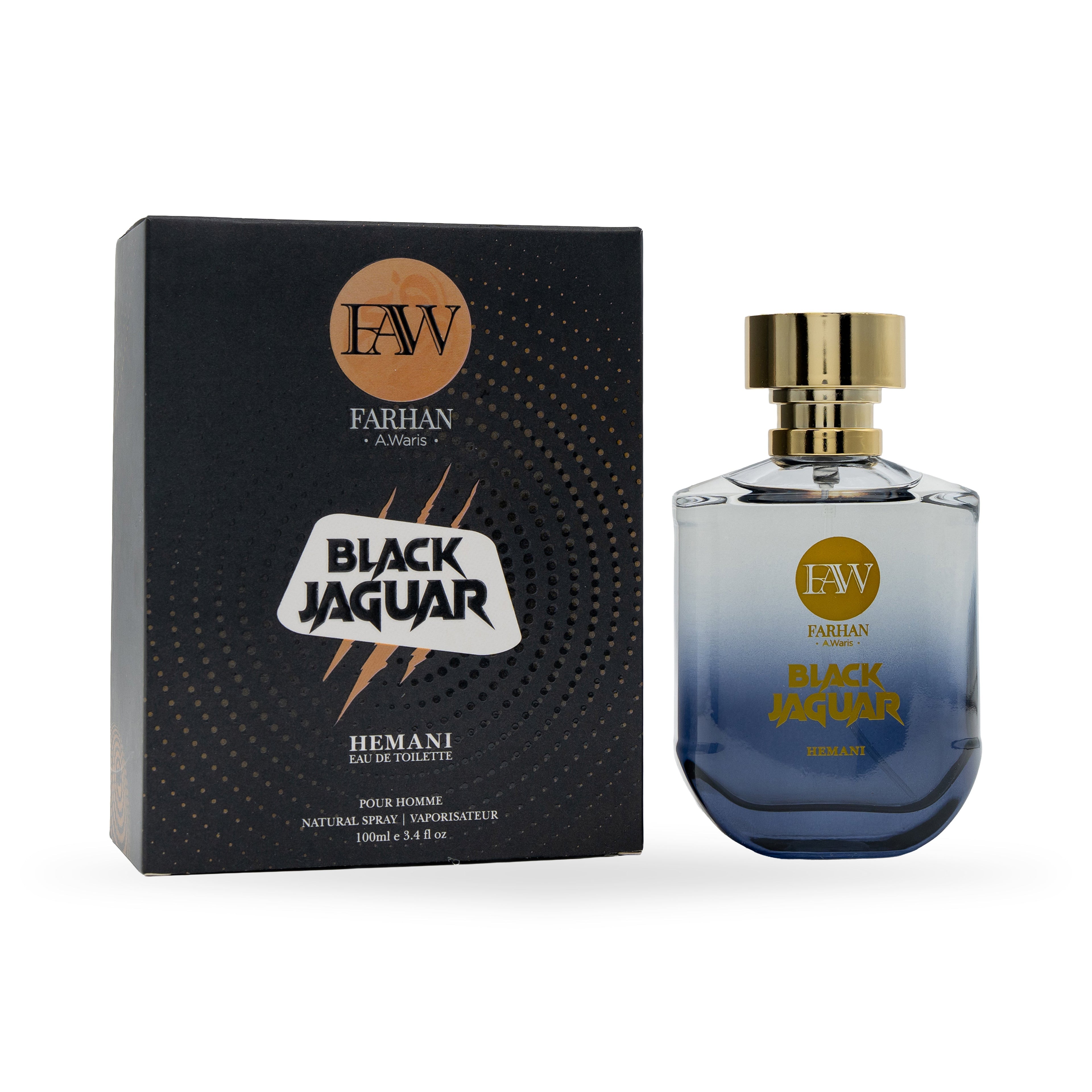 FAW Black Jaguar Perfume for Men 100ml EDT