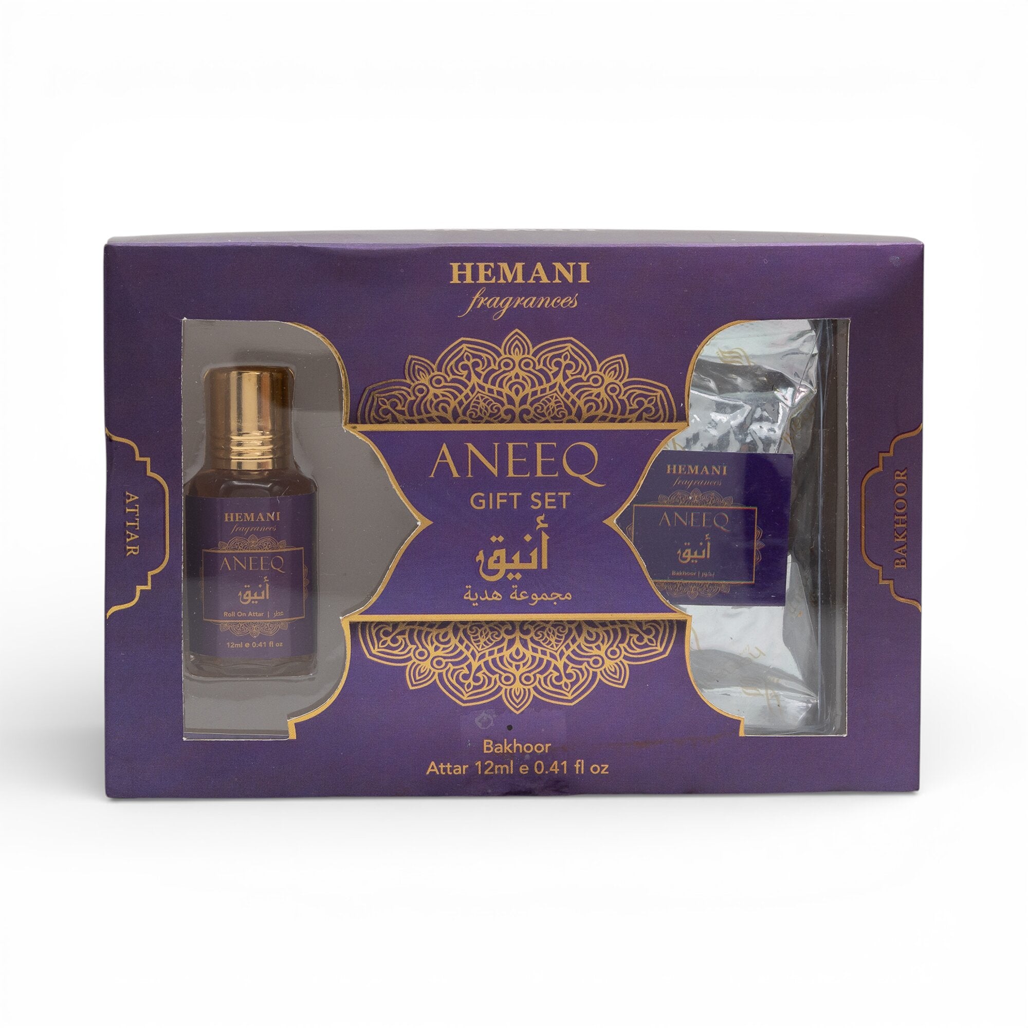 Aneeq Bakhoor & Attar Gift Set 12ml