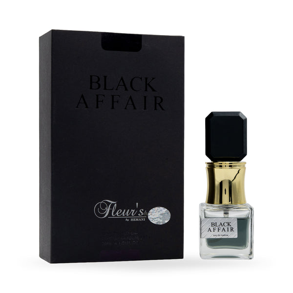 Fleur's Black Affair EDT 30 ml Perfume for Men By Hemani Fragrances