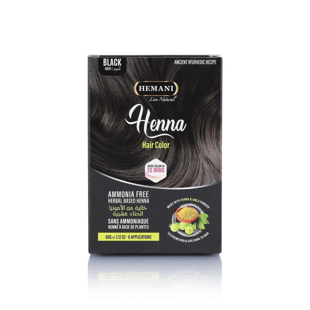 Henna Natural Hair Color 60g - Black