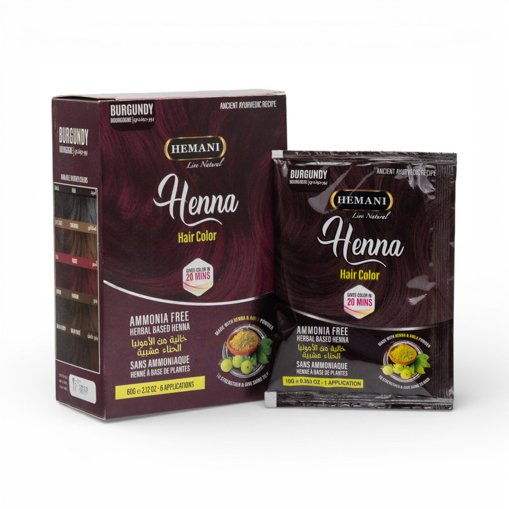 Henna Natural Hair Color 60g - Burgundy