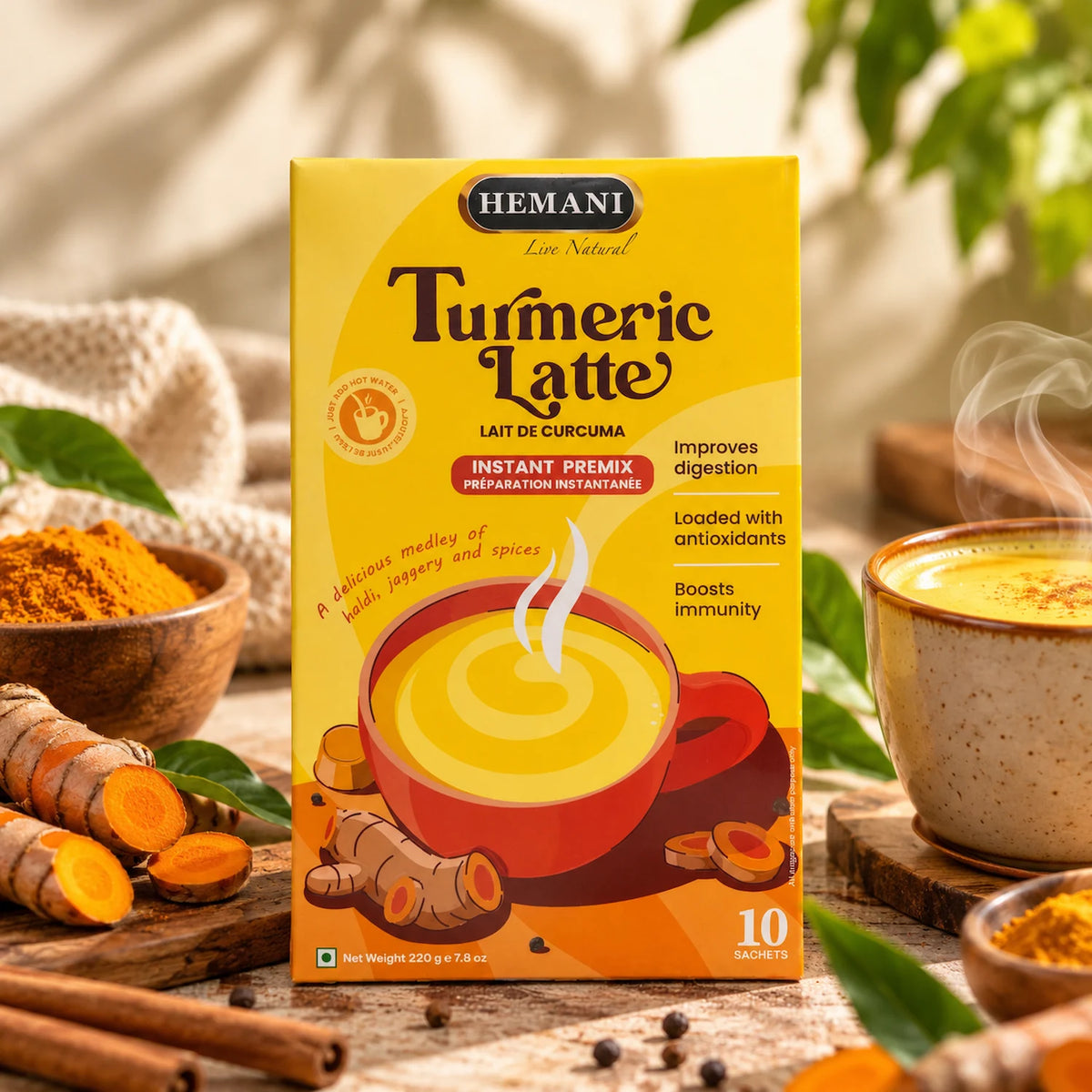 Turmeric Latte Instant Premix - 220g