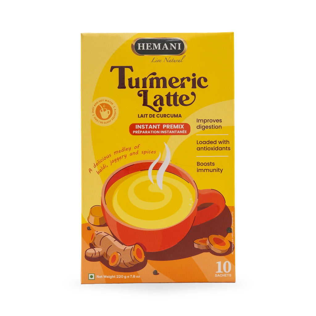 Turmeric Latte Instant Premix with haldi, jaggery, and spices for digestion and immunity