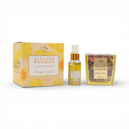 Orange & Lemon Potpourri Diffuser set with spray bottle and scented herbs in glass jar, natural home fragrance