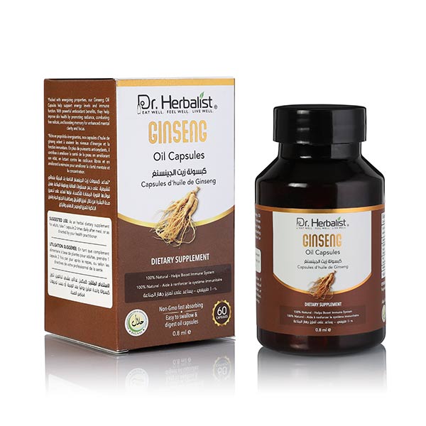 Dr. Herbalist Ginseng Oil Capsules