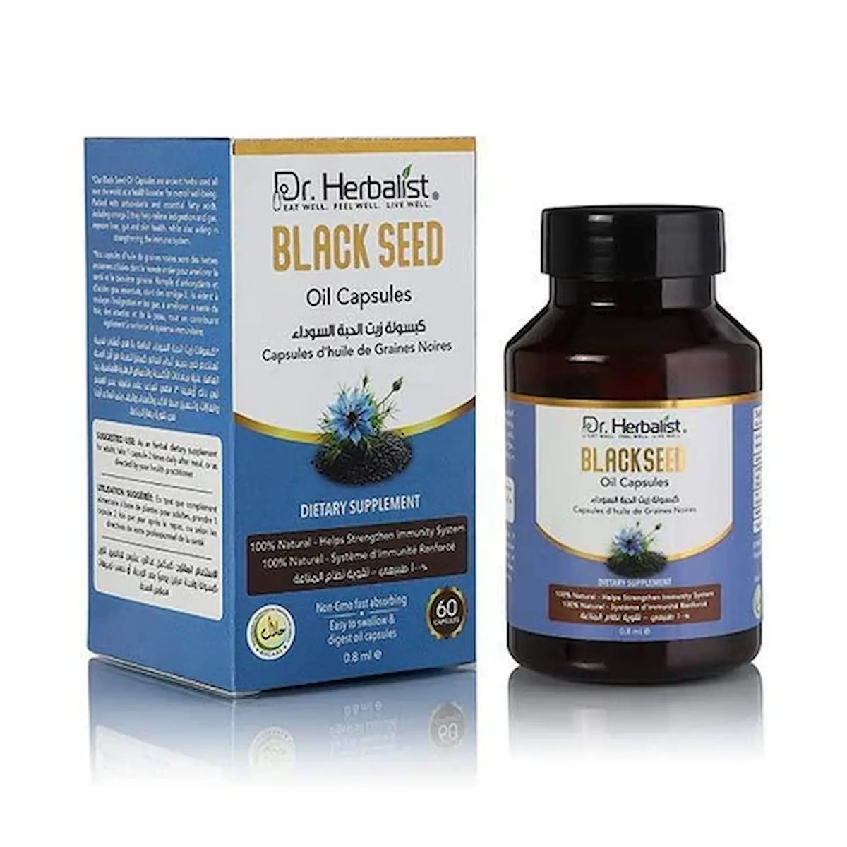 Dr. Herbalist Black Seed Oil Capsules 500mg