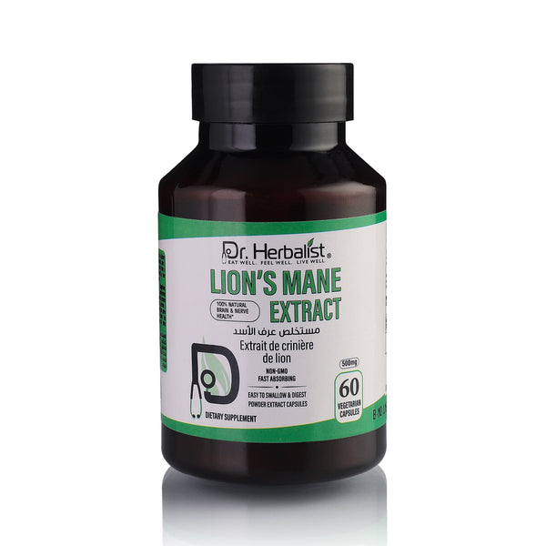 Dr. Herbalist Lion's Mane Extract Powder Capsule 500mg