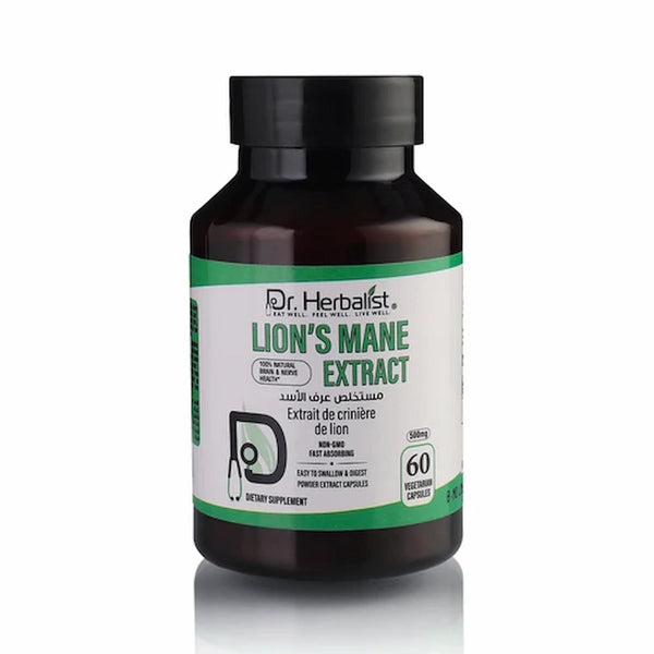 Dr. Herbalist Lion's Mane Extract Powder Capsule 500mg