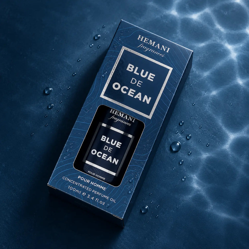 Blue De Ocean Concentrated Perfume Oil for Men – 100ml