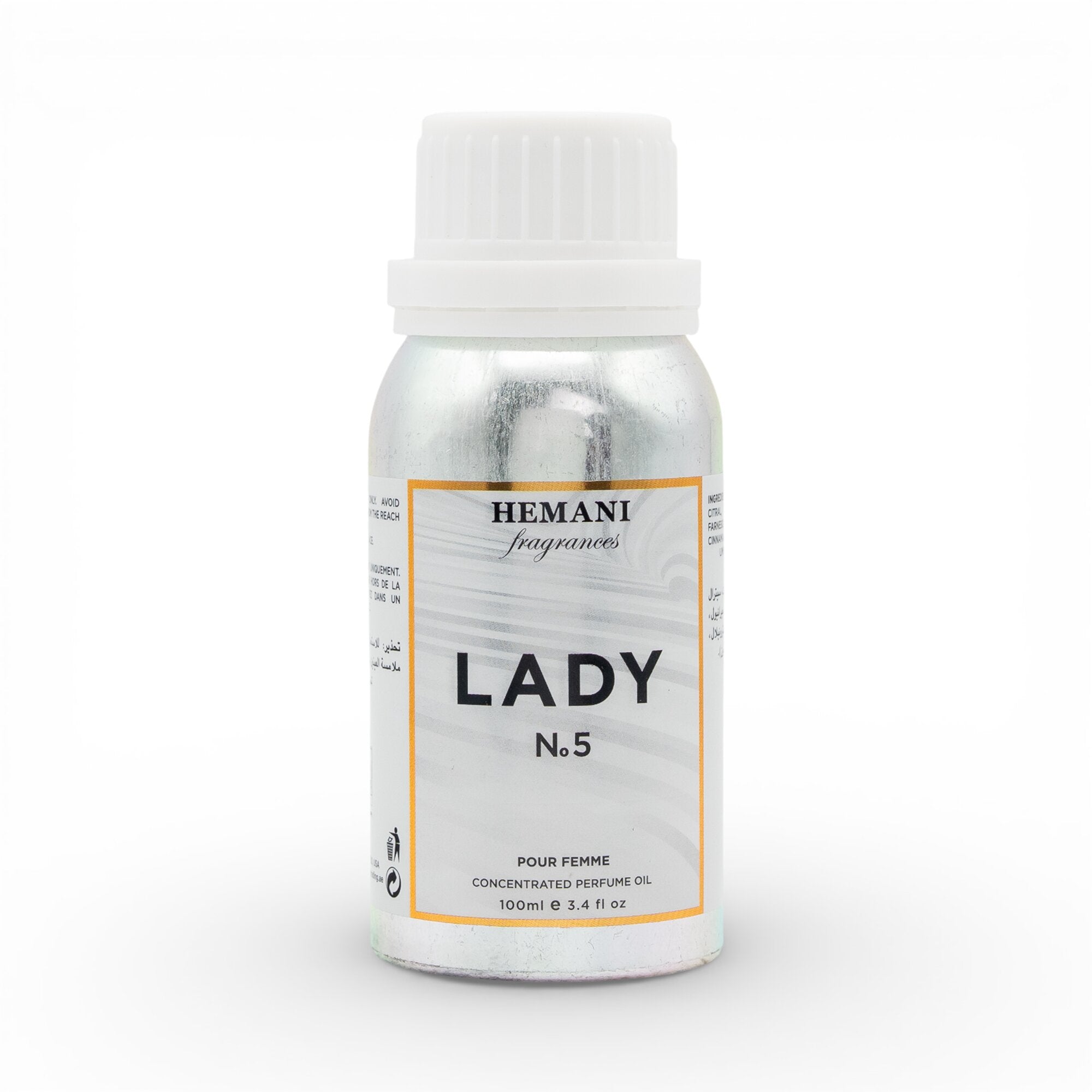 زيت عطر مركز ليدي رقم 5 للنساء – 100 مل