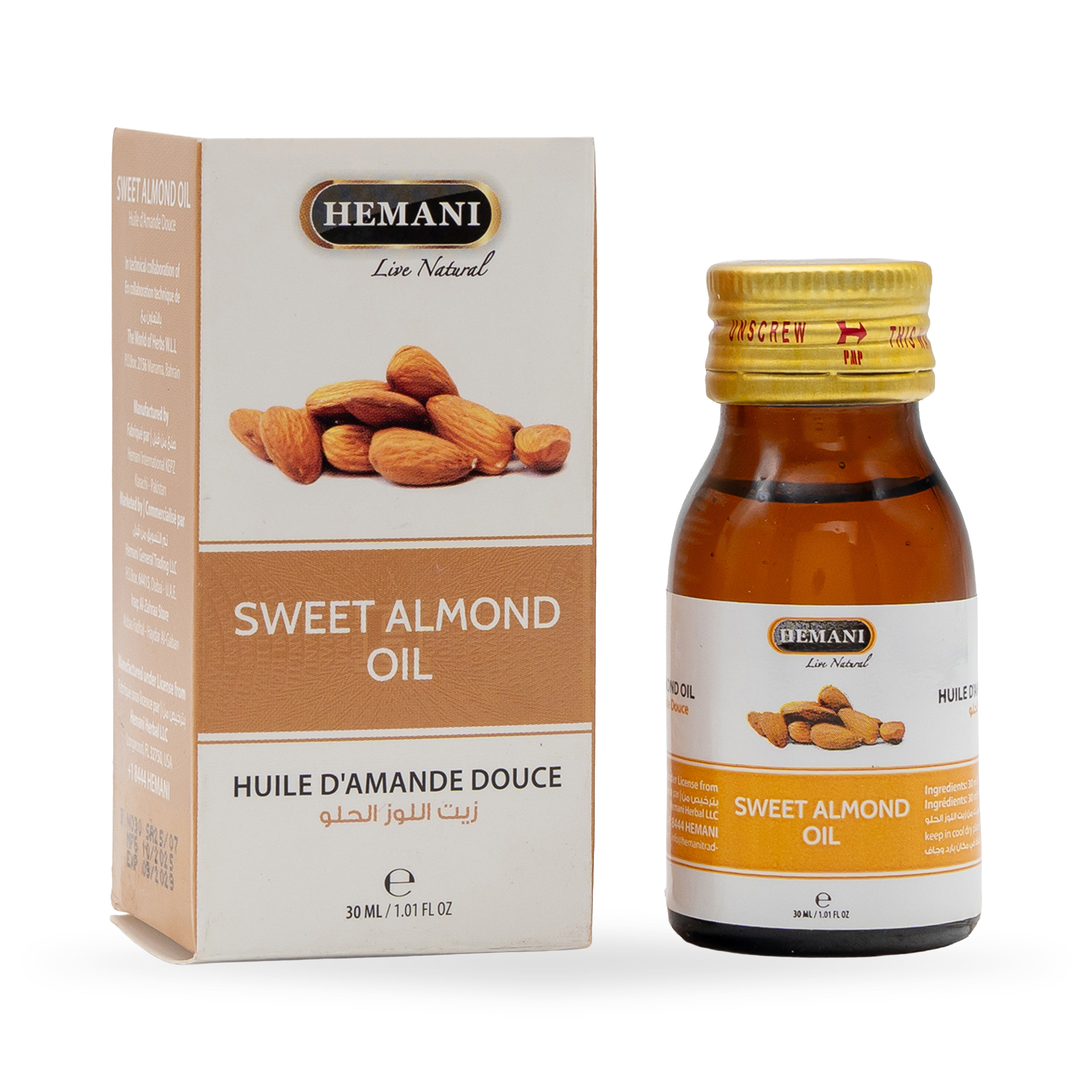 Beautiful Herbal Oil 30ml with Sweet Almond By Hemani Herbal