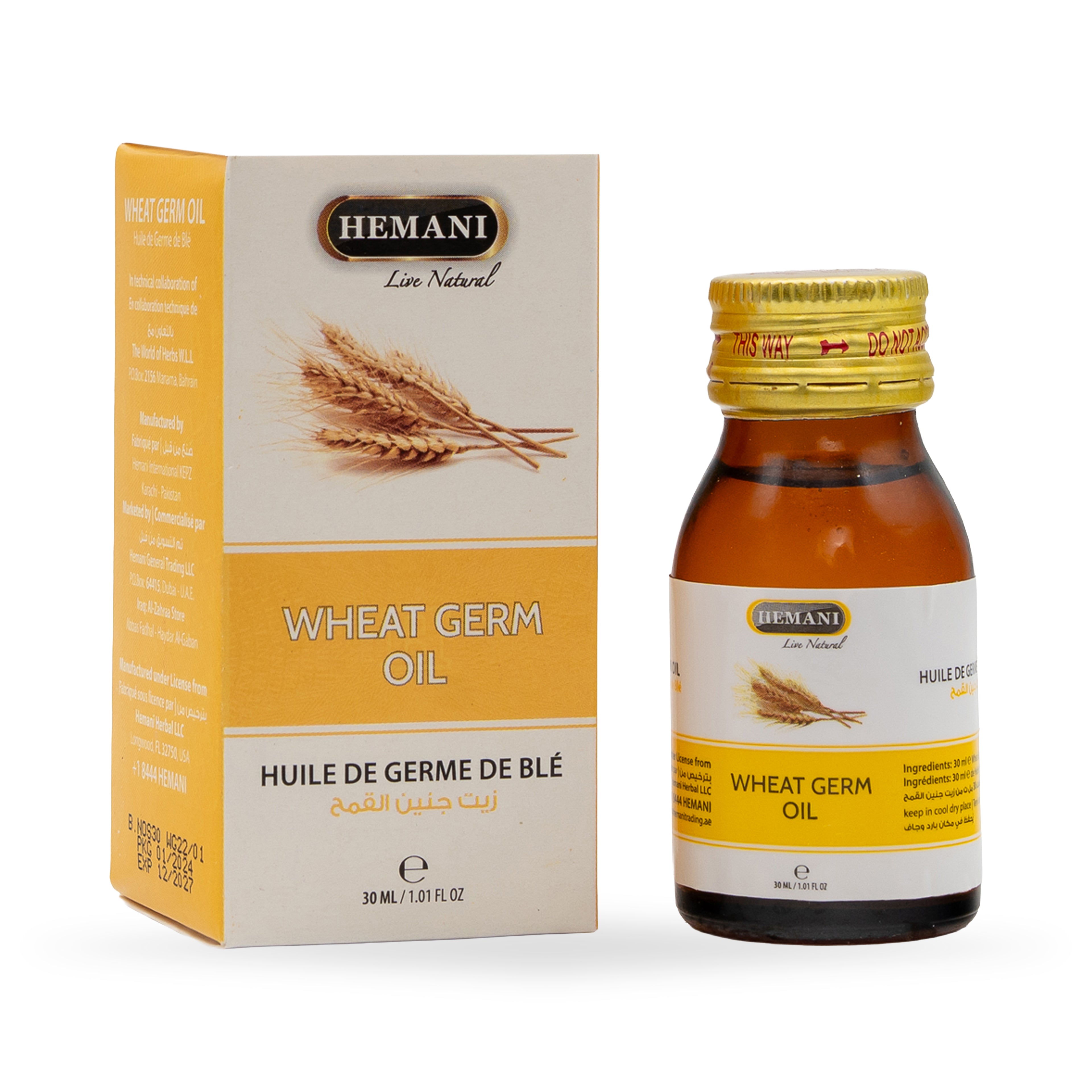 Herbal Oil Wheat Germ By Hemani Herbal
