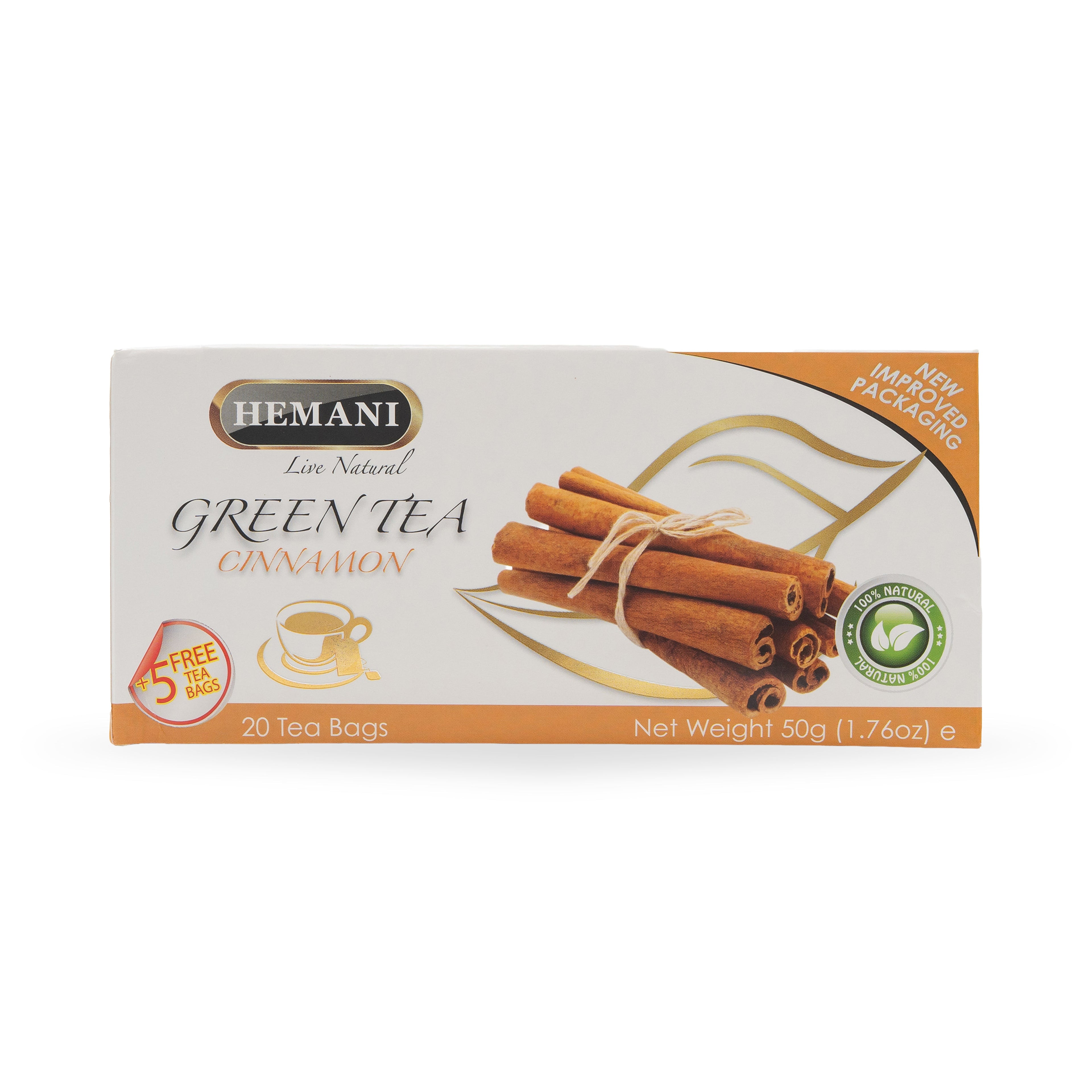 Cinnamon Green Tea - 20 Tea Bags
