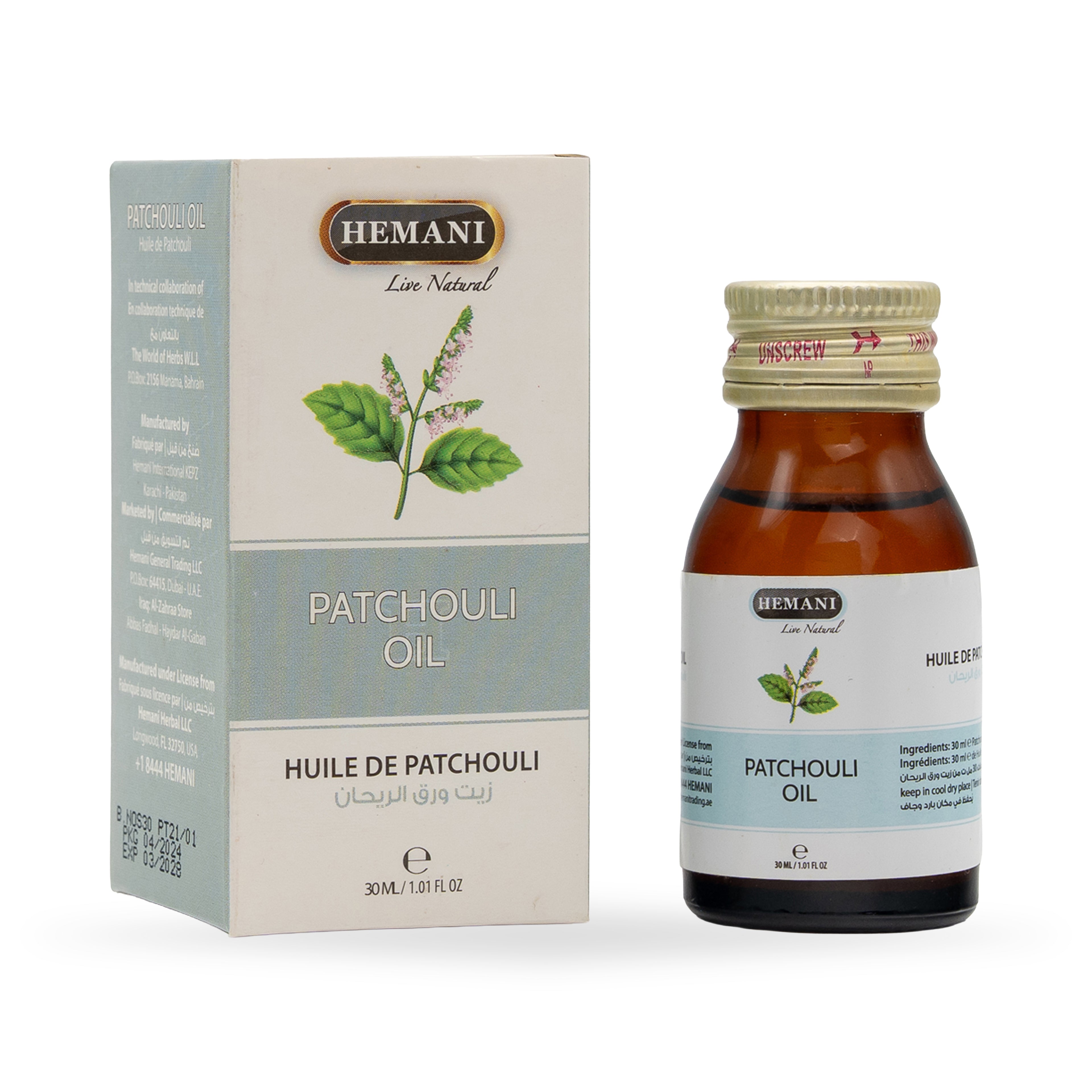Herbal Oil 30ml - Patchouli
