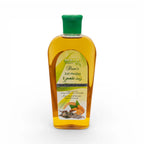 Natural herbal hair oil with anti-dandruff action, promotes strong, shiny, healthy hair growth