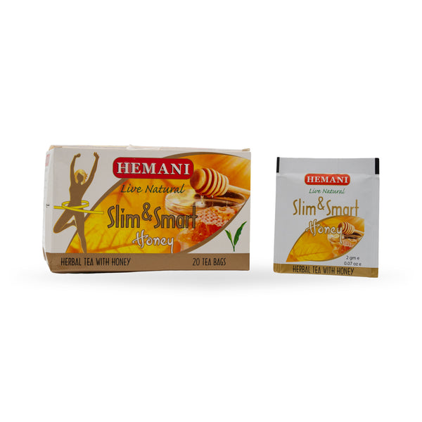 Slim & Smart Herbal Slim Tea with Honey Flavor – 20 Tea Bags