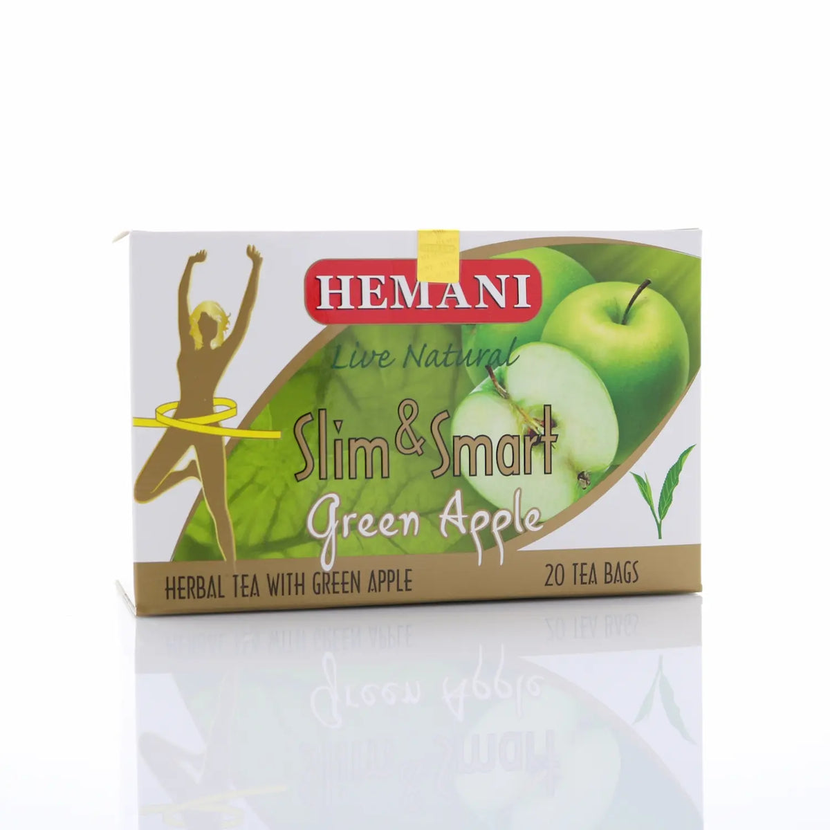 Slim & Smart Herbal Slim Tea with Green Apple Flavor – 20 Tea Bags