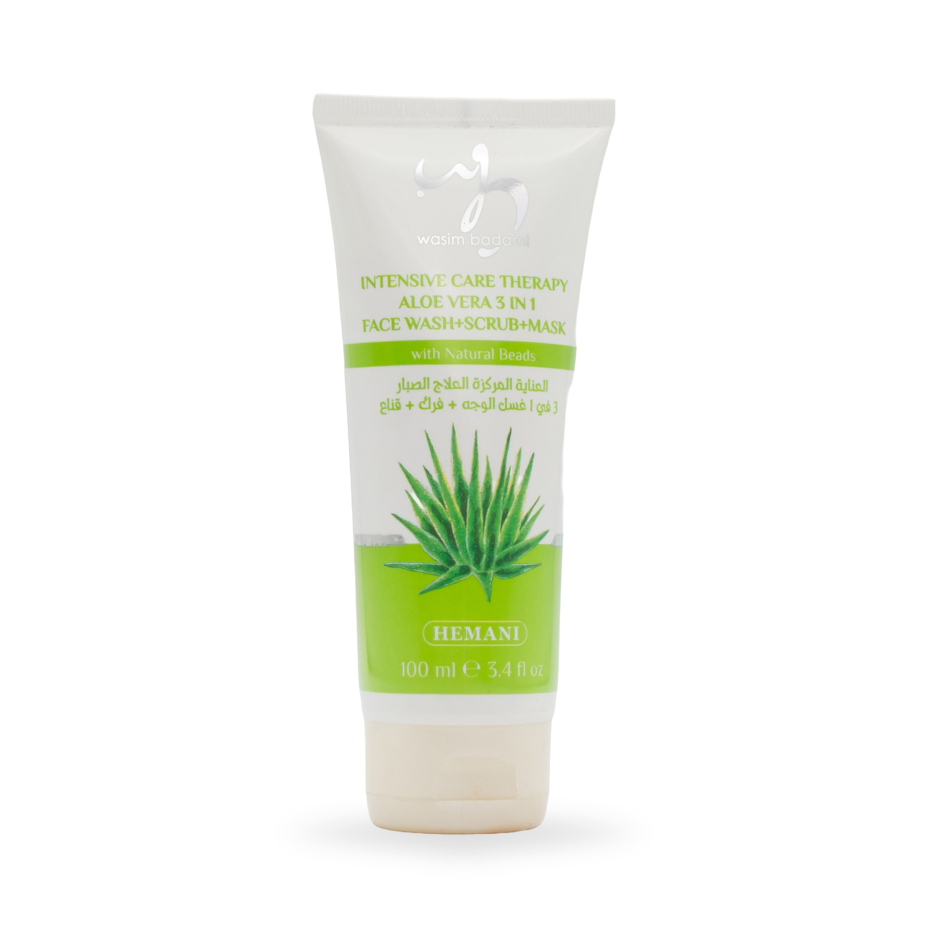Intensive Care Therapy Aloe Vera 3 in 1 Face Wash + Scrub + Mask Deep –  Hemani Herbal