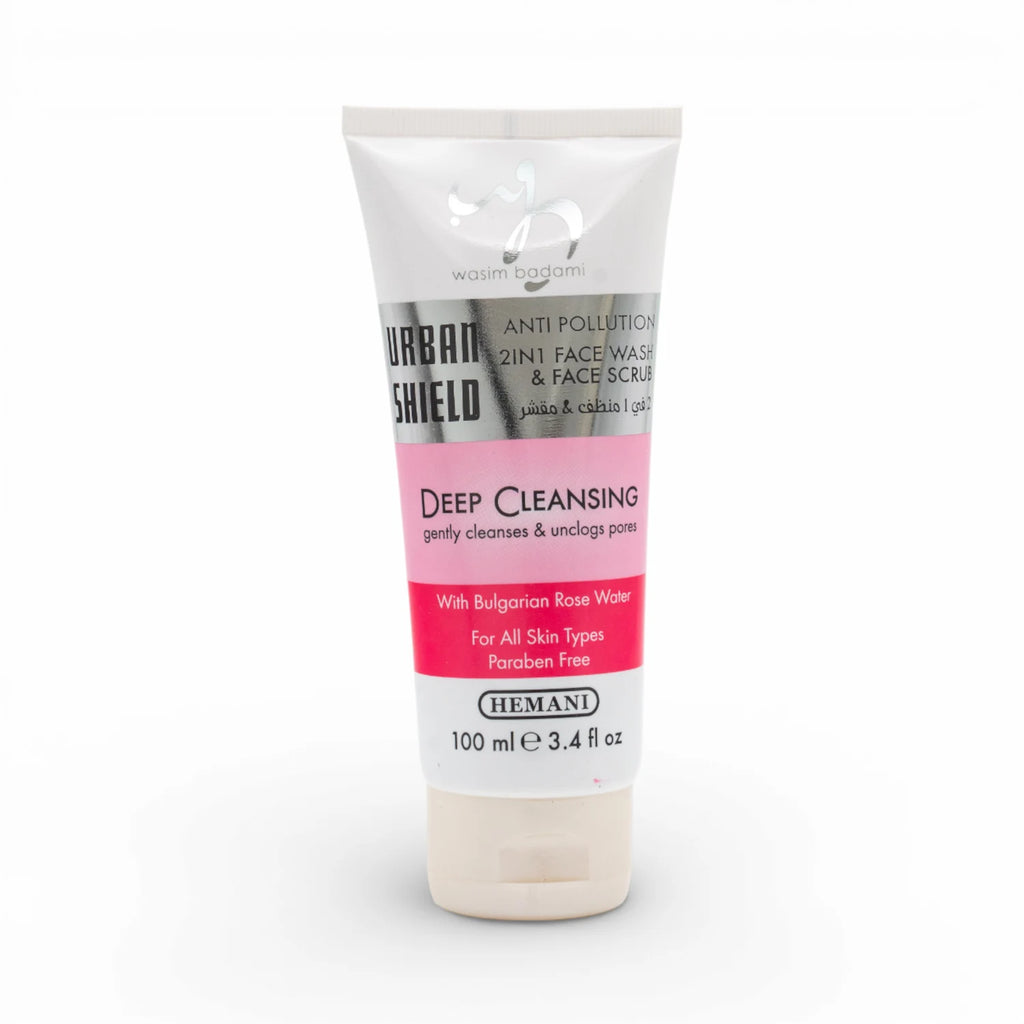 URBAN SHIELD Anti Pollution - 2in1 Face Wash & Face Scrub 100ml