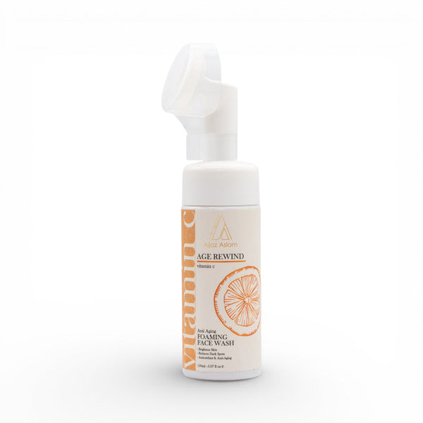 غسول الوجه الرغوي "إيج ريوايند" بفيتامين سي | إعجاز أسلم