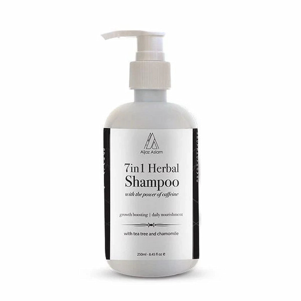 7in1 Herbal Shampoo with Caffeine & Tea Tree | Aijaz Aslam
