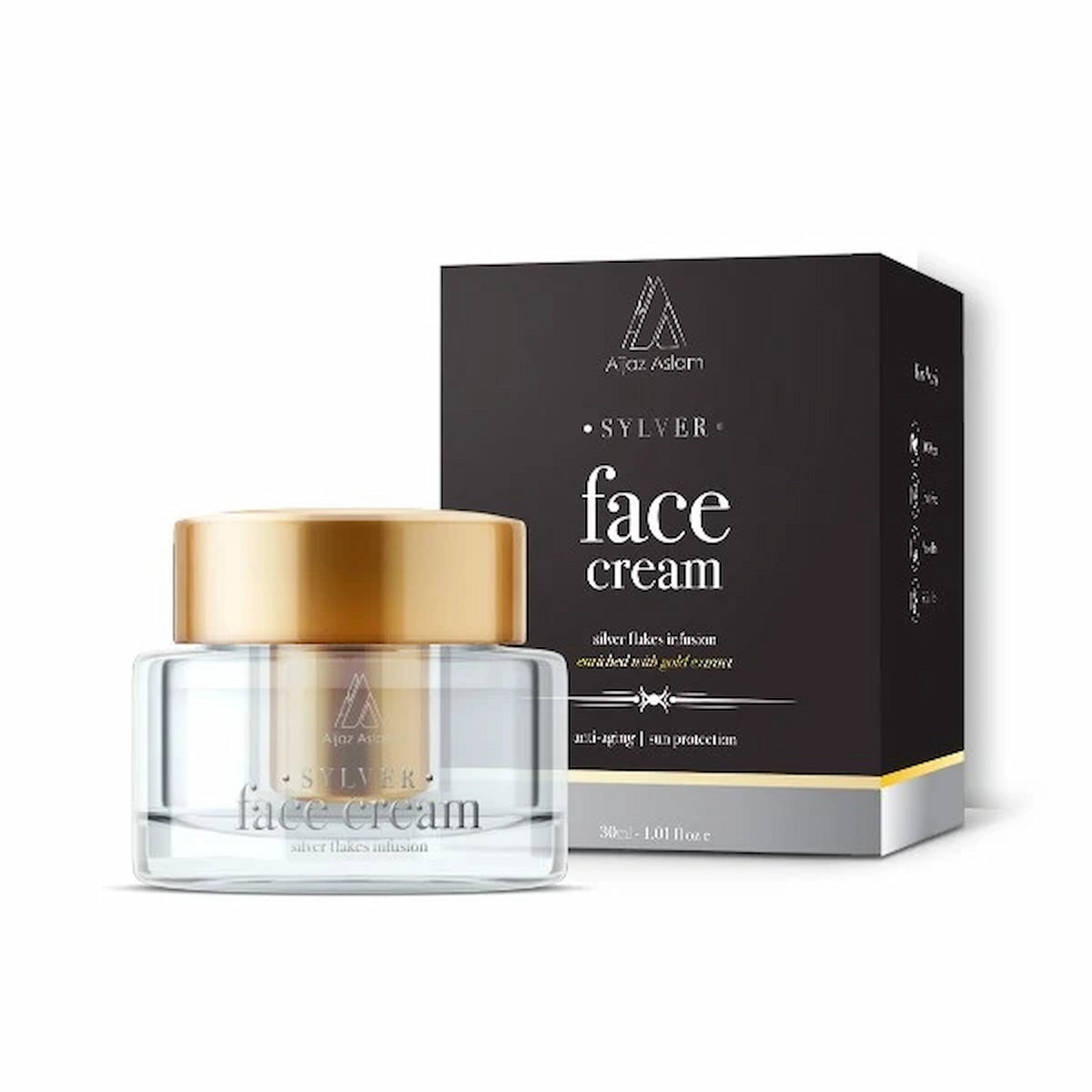 Sylver - Face Cream with Silver Flakes & Gold | Aijaz Aslam