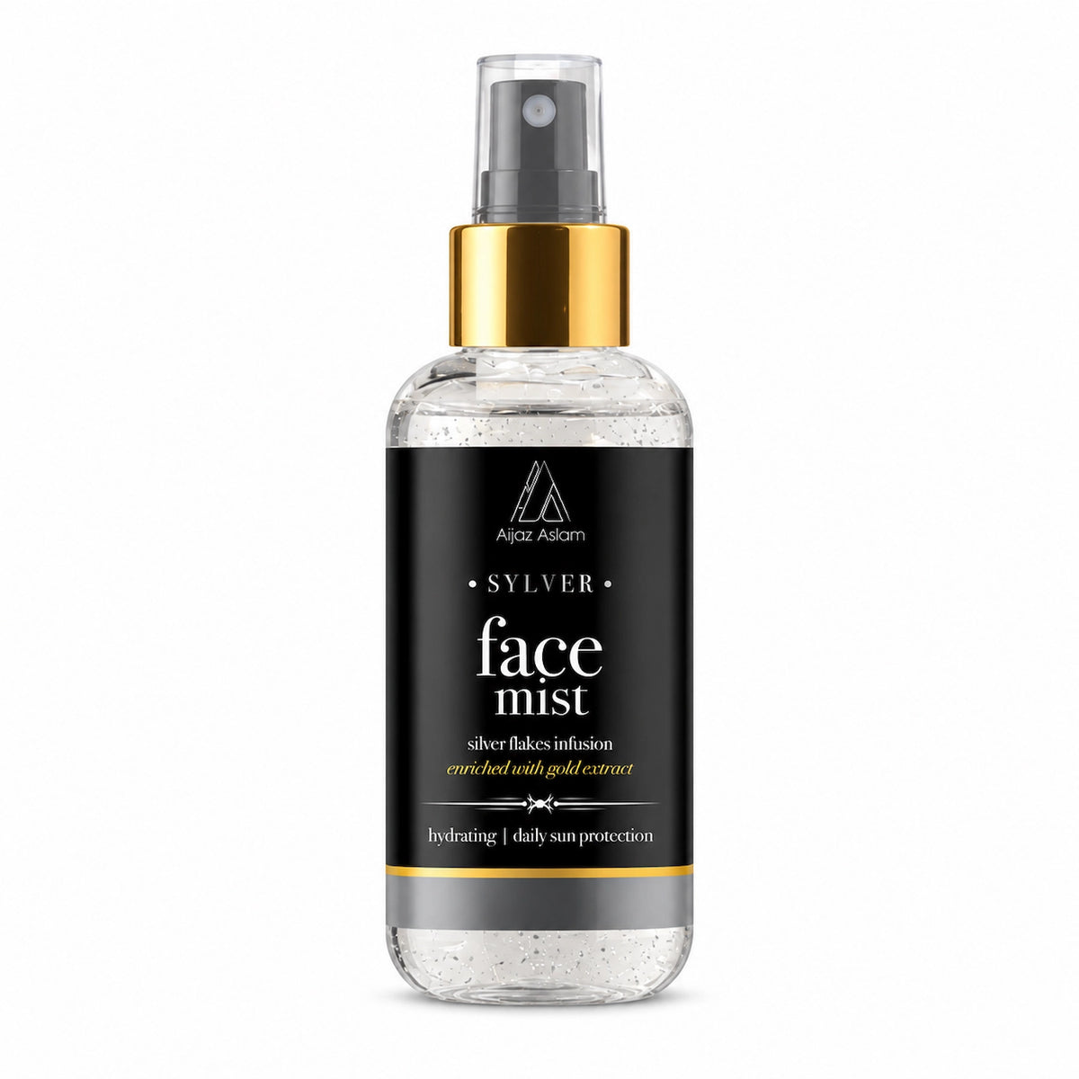 Sylver - Face Mist with Hyaluronic Acid, Silver Flakes & Gold | Aijaz Aslam 50ml