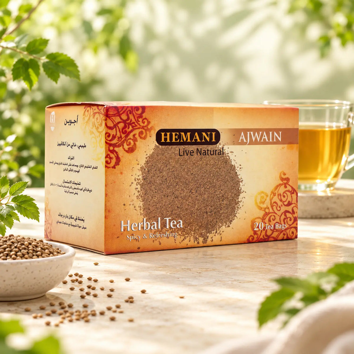 Ajwain Herbal Tea - 20 Tea Bags