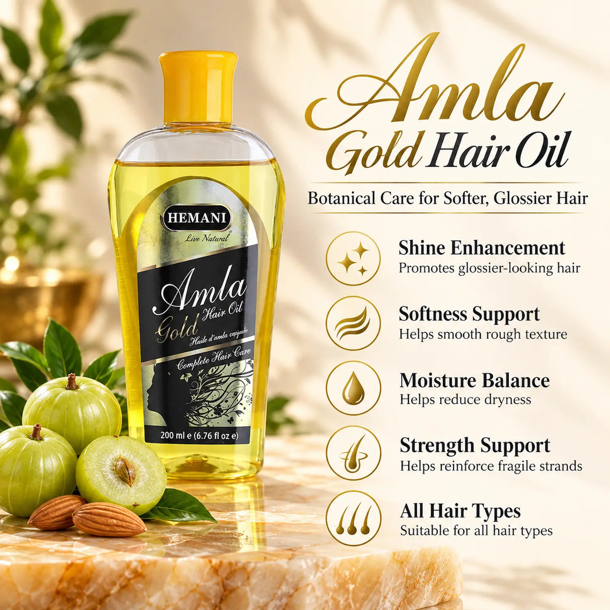 Amla Golden Herbal Hair Oil 200ml