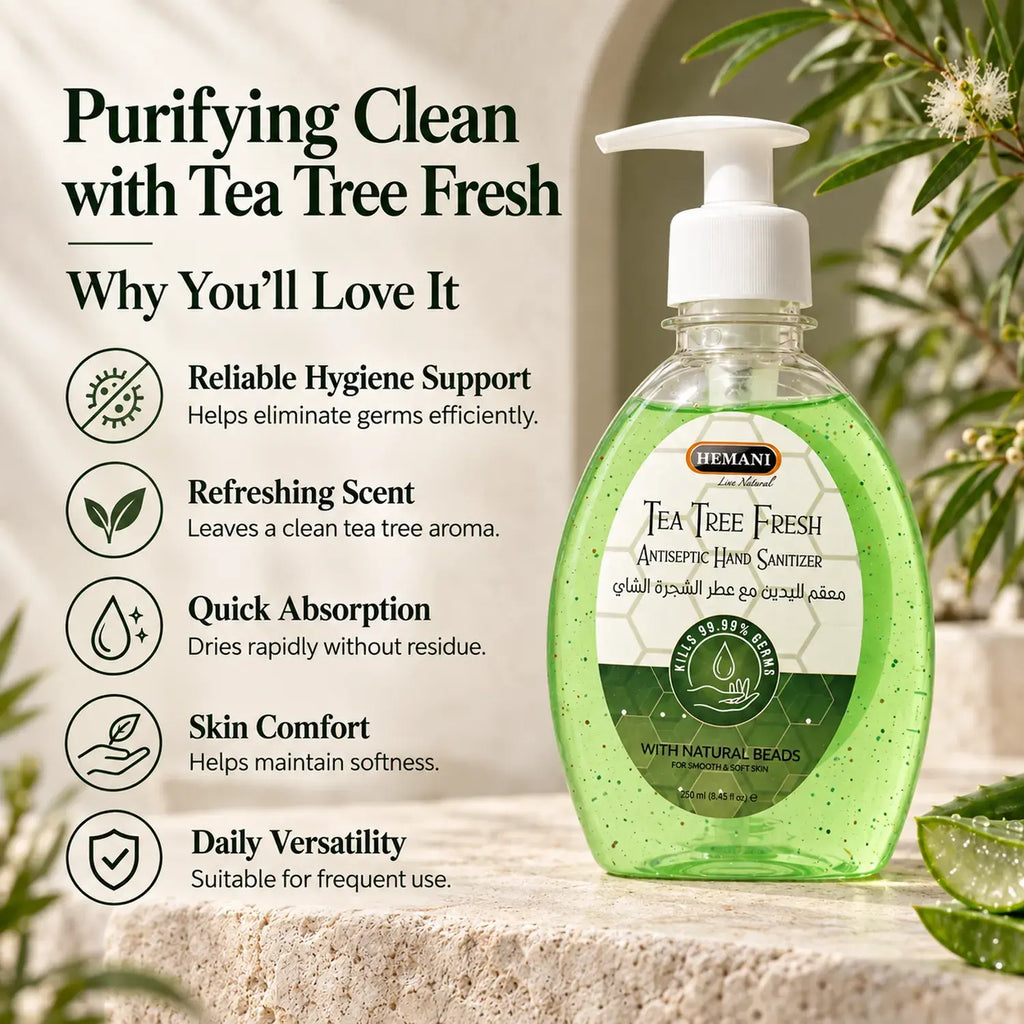 Antiseptic Hand Sanitizer 250ml - Tea Tree Fresh