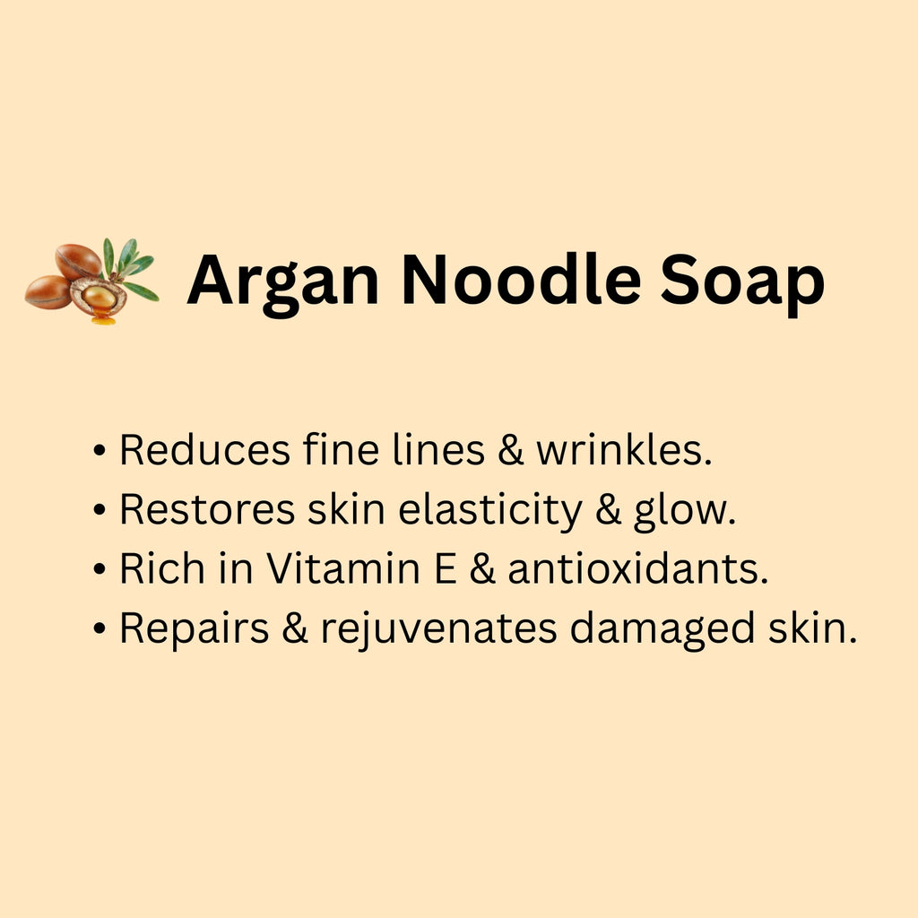 Argan Noodle Soap 100gm