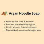 Argan Noodle Soap 100gm