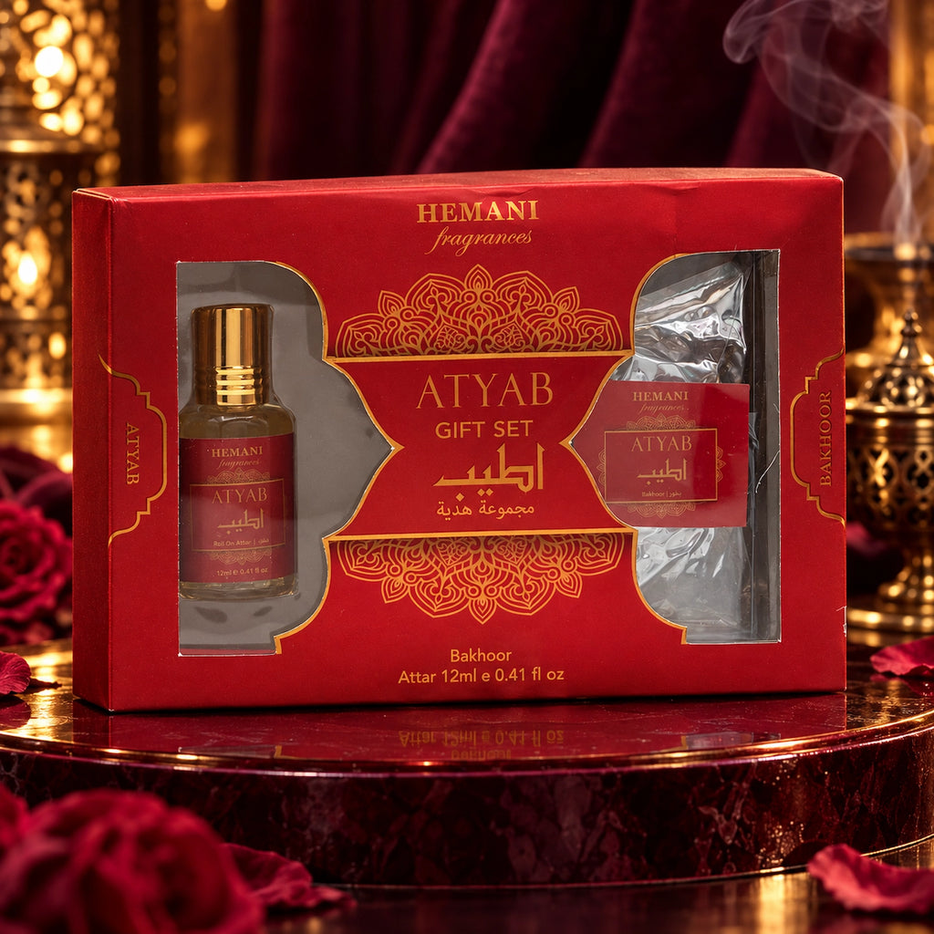 Atyab Bakhoor & Attar Gift Set
