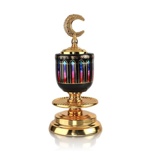 Bakhoor Burner - Black & Golden