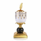 Bakhoor Burner - White & Gold