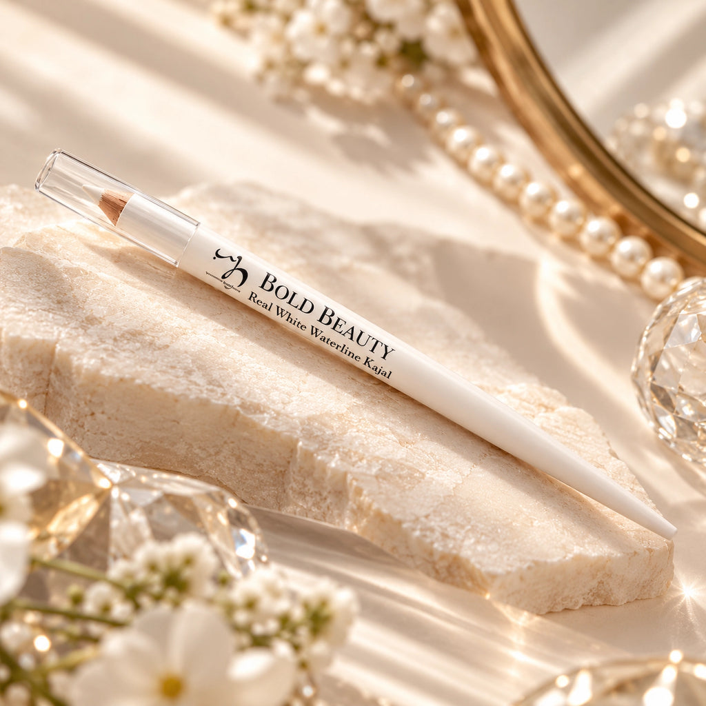 BOLD BEAUTY WATERLINER KAJAL - Real White