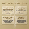 Bakhoor Burner - Classic Golden