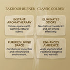 Bakhoor Burner - Classic Golden