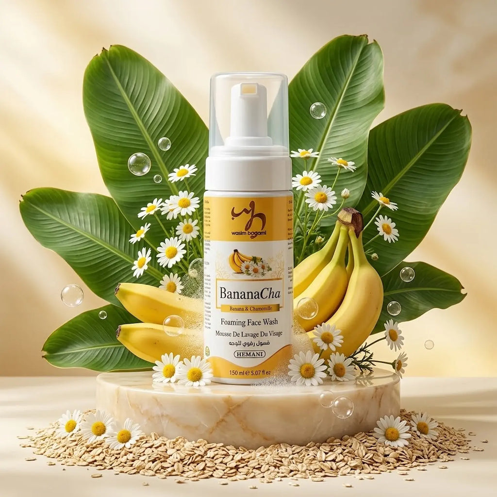 BananaCha Foaming Face Wash with Organic Banana & Chamomile 150ml
